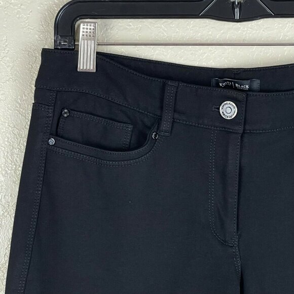 White House Black Market Jeans Womens 6R Slim Low Rise Dark Washed Denim Black - Picture 6 of 9